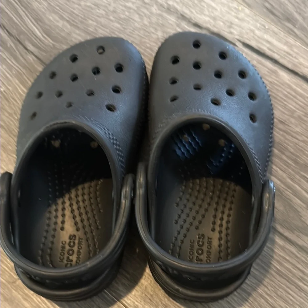 Kids Black Crocs Clogs